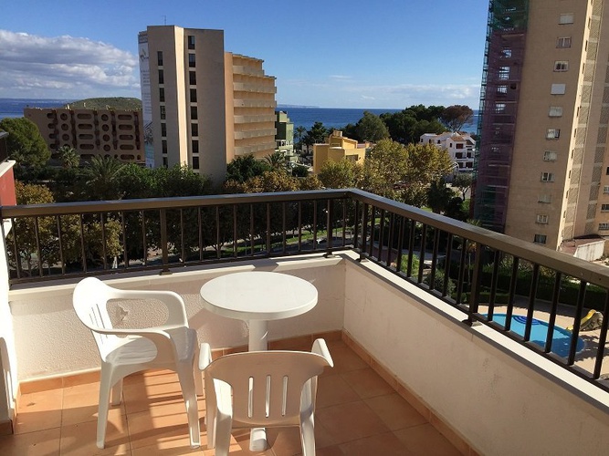 Terrasse Appartements Sol y Vera Magaluf Majorque